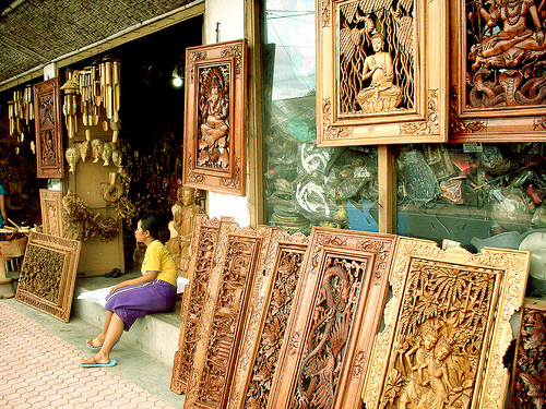 Balinese Wood Carving Nurvata Interior